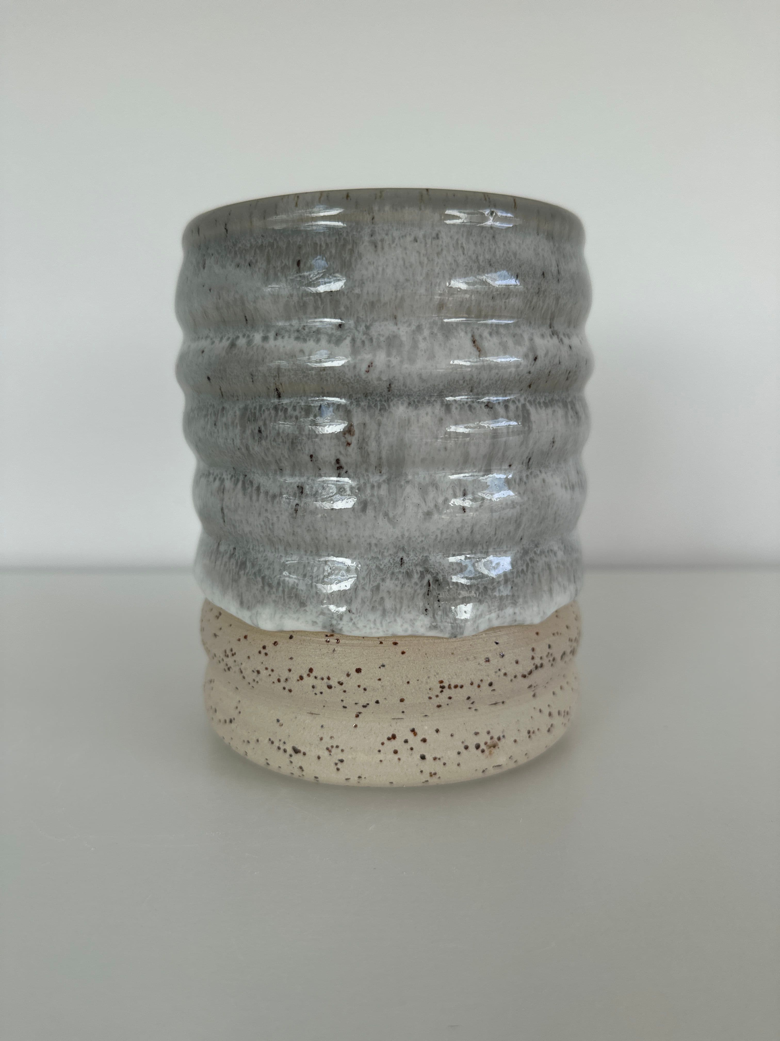 Bubble Vase Grau